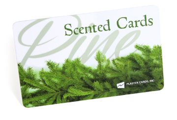 Scented business cards