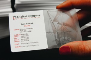 Get transparent card options for your business