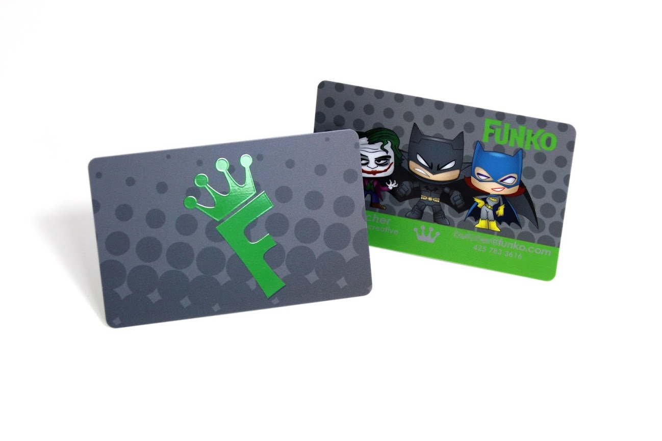 Funko Plastic Business Cards