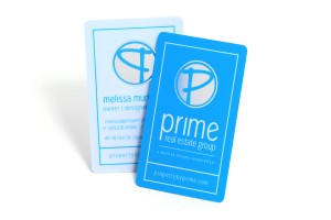 Prime Real Estate Group Plastic Business Card