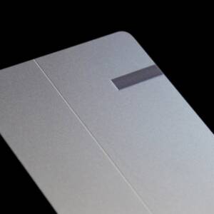 Frosted Plastic Card Finish