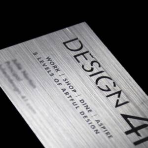 Laced Plastic Card Finish