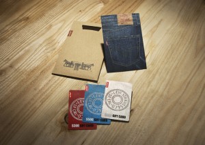 Levis Gift Card Carrier