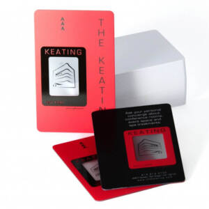 Clear Card - Spot UV, Frosted