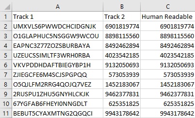 variable data example